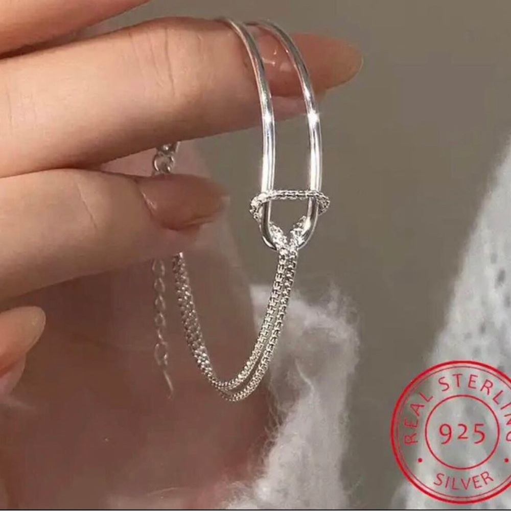 Sterling silver ladies bracelet